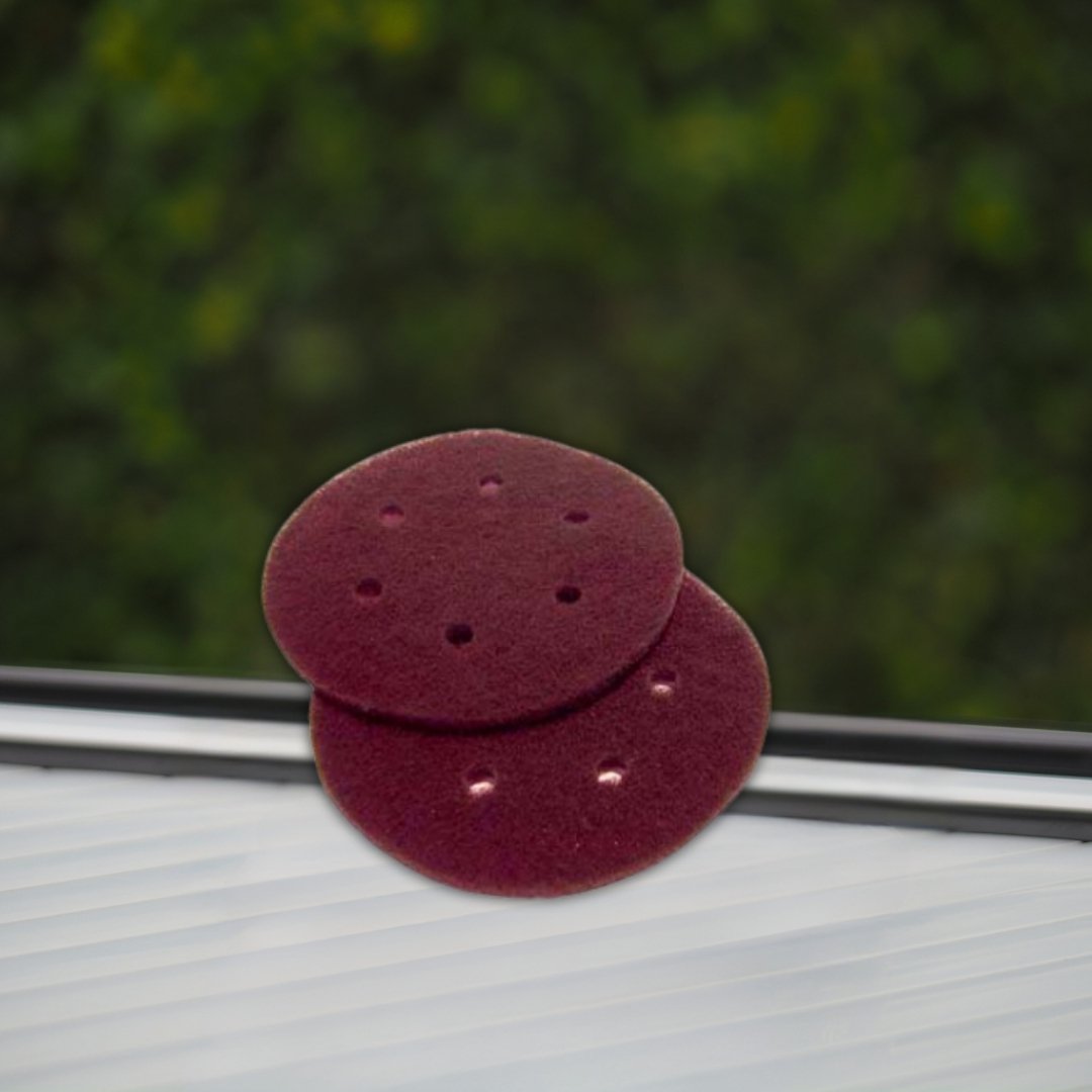 SIA 6120 150mm Maroon Very Fine Fleece Disc 7H (20)