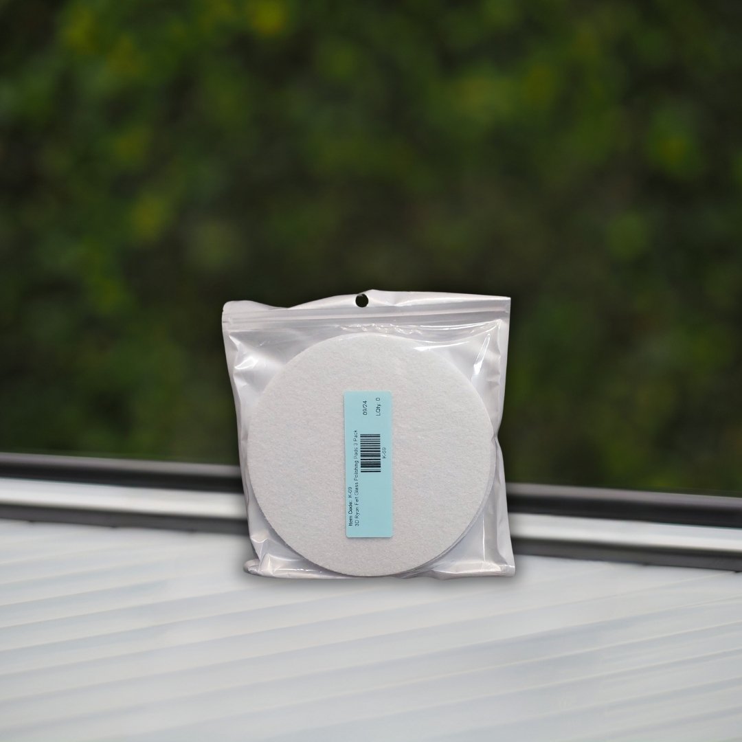 3D Ryon Felt Glass Polishing Pads 3 Pack