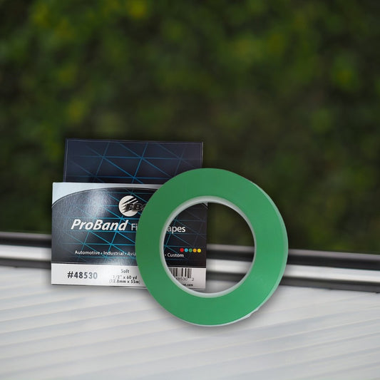 FBS ProBand Green 12.8mm Fine Line Tape 55m