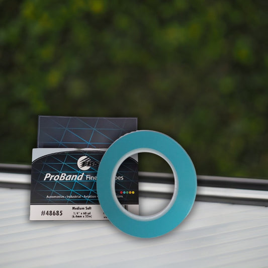 FBS ProBand Blue 6.4mm Fine Line Tape 55m