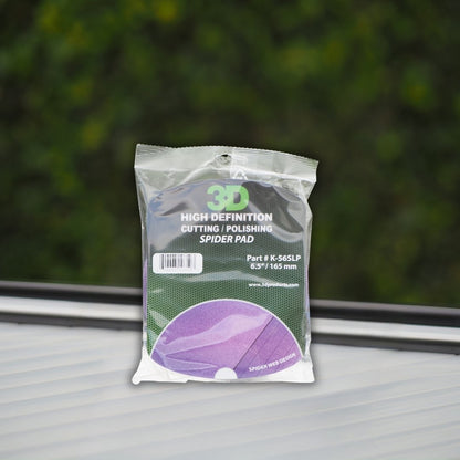 3D Light Purple Medium Cut Spider Pad 6.5"
