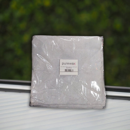 PureWax Microfibre 250gsm Light Grey 20 Pack